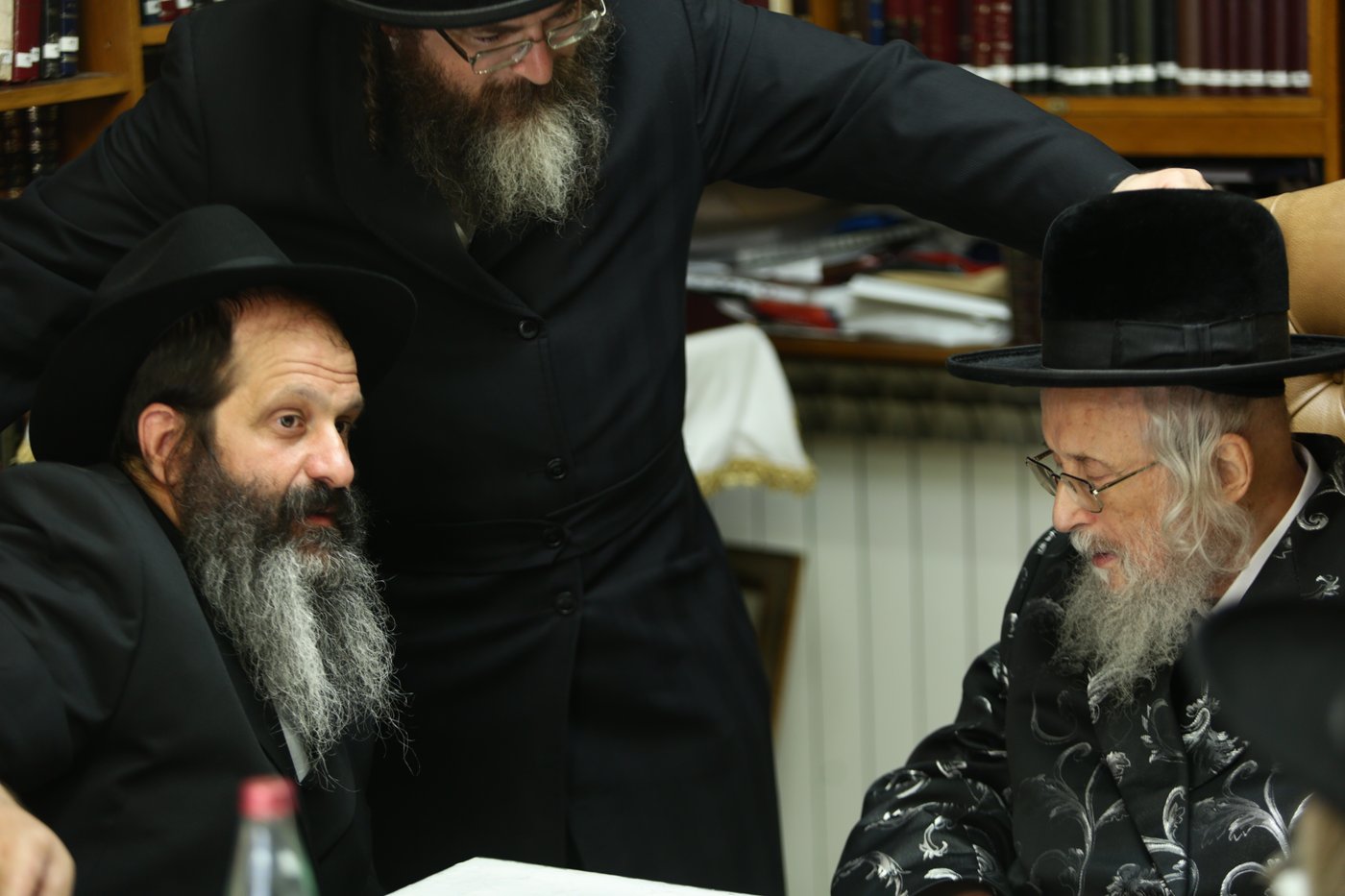 שלום רובשקין ערך ביקור בביתו של הגאב"ד