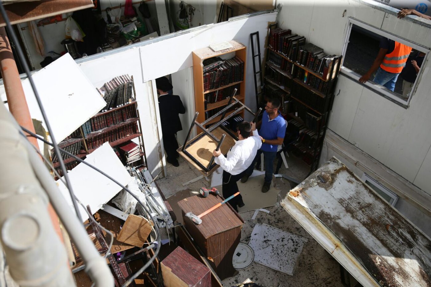 עימותים בירושלים: בית הכנסת של הקיצונים נהרס