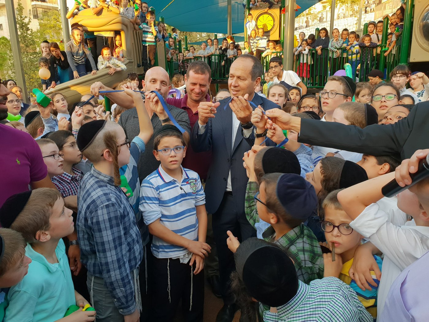 צפו: כך נחנך פארק 'סוכות' בשכונת רוממה בירושלים