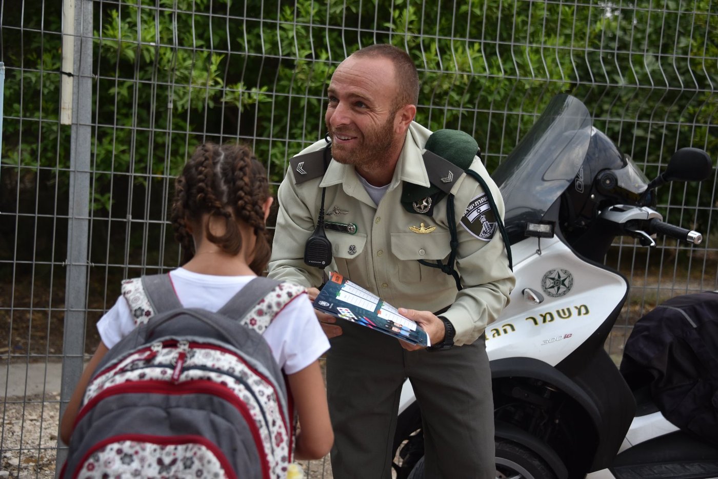 המפכ"ל רוני אלשיך ליווה את נכדו לכיתה א'