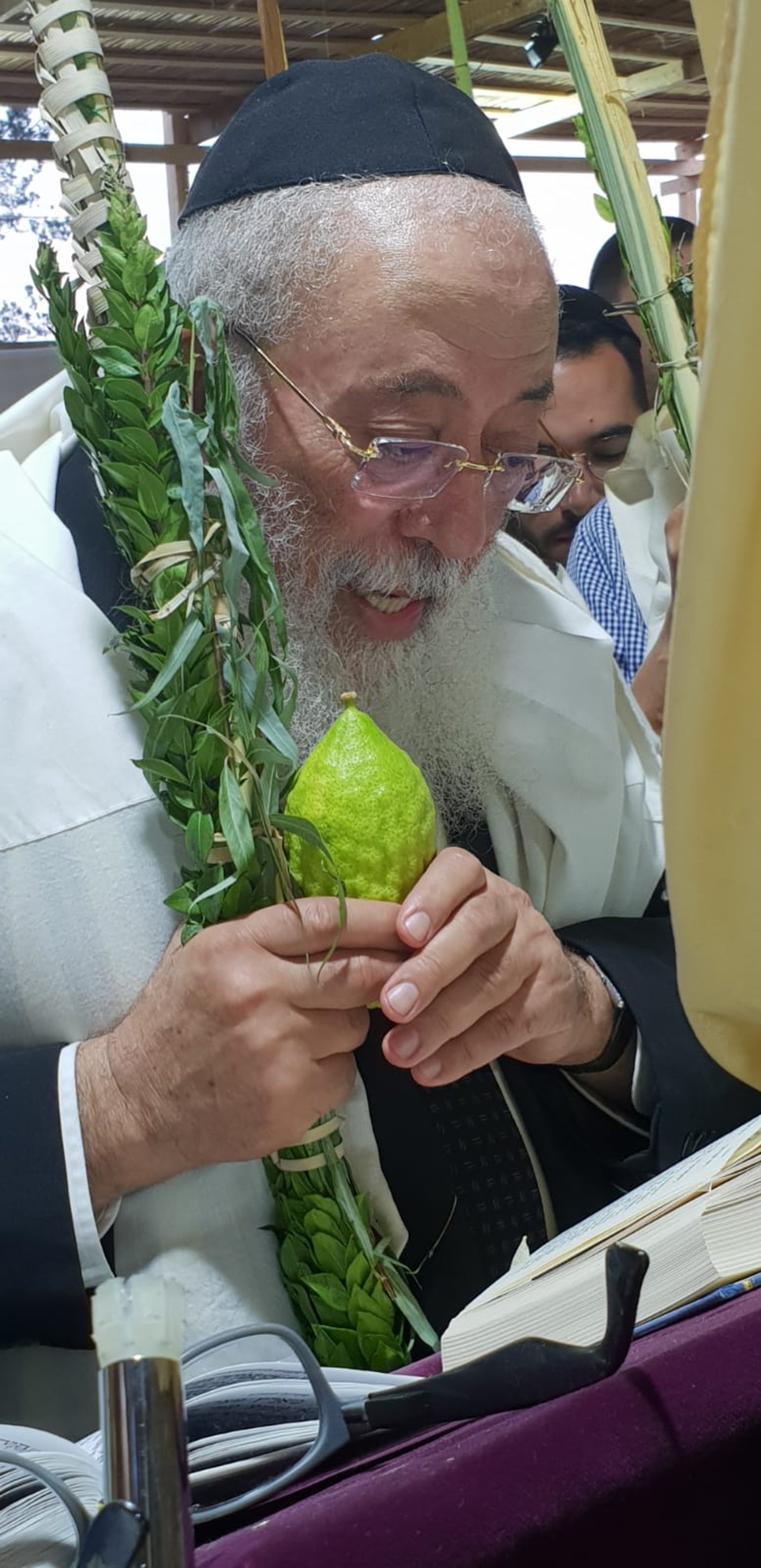 תיעוד: הושענא רבא במעונם של הראשונים לציון