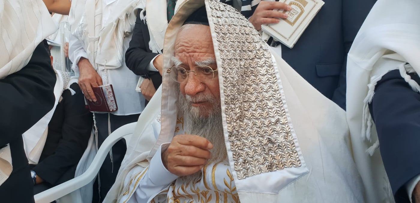 תיעוד: הושענא רבא במעונם של הראשונים לציון