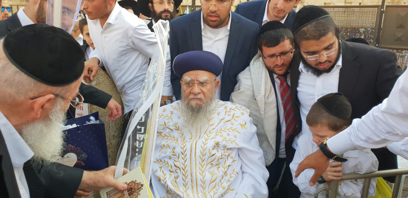 תיעוד: הושענא רבא במעונם של הראשונים לציון