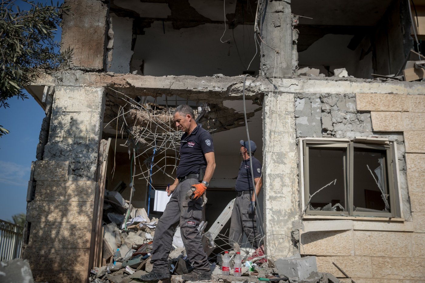 תיעוד: זירת ההרס בבית המגורים בבאר שבע
