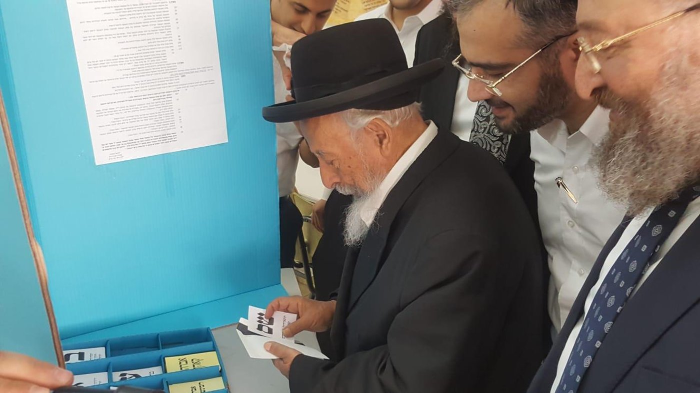 הגר"ש בעדני מצביע