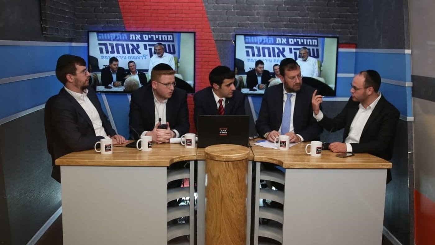 משדר הבחירות ב'אולפן כיכר' • צפו בגלריה