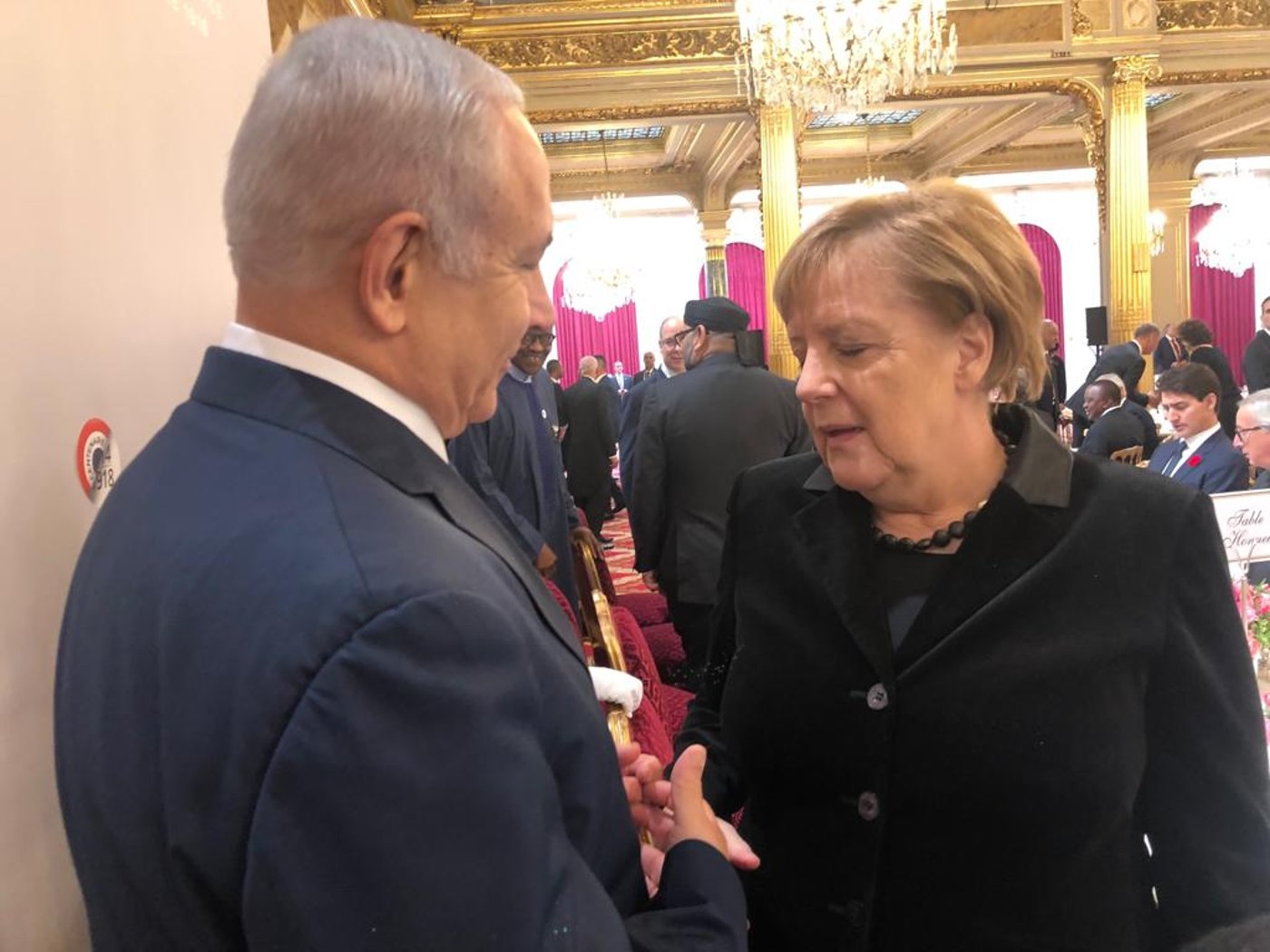 נתניהו עם רנצלרית גרמניה מרקל, היום