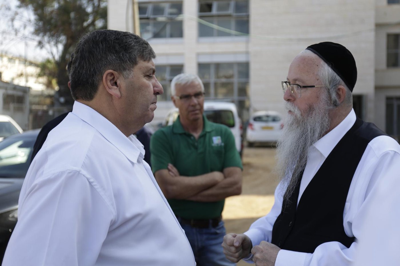 יו"ר קקל מר דני עטר בסיור במרכז 'עלה' בני ברק, עם תפילה לתושבי הדרום