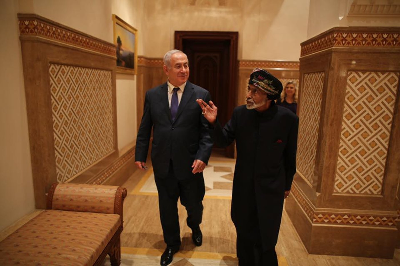 נתניהו והסולטן העומאני