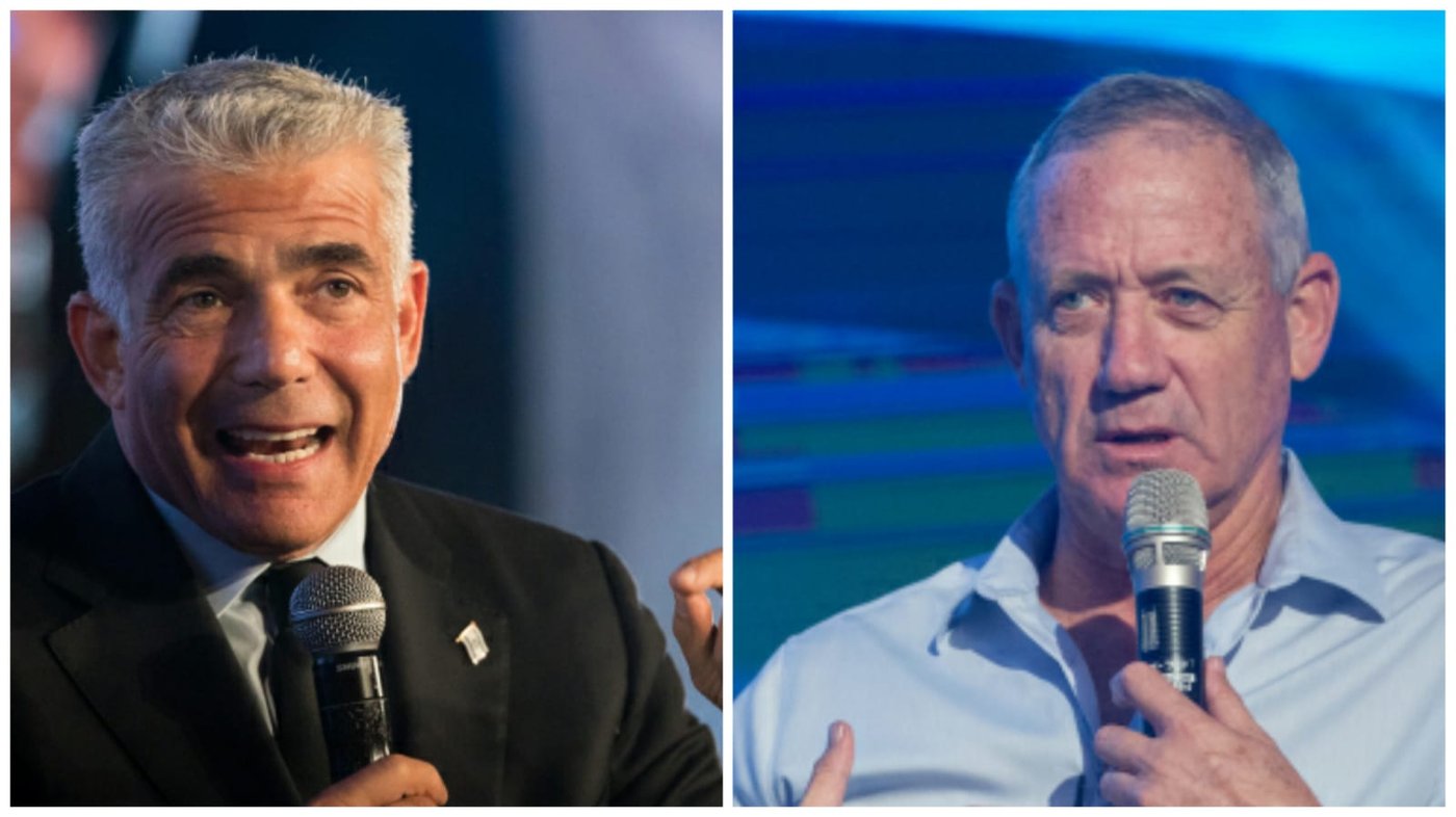 סקר: מה יקרה אם יאיר לפיד יחבור לבני גנץ?