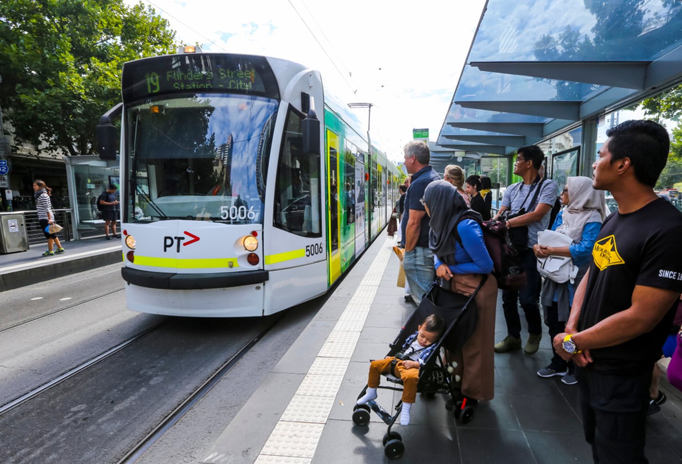 תחנת רכבת במלבורן