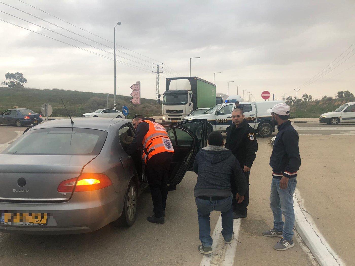 3 צעירים חרדים נפצעו בתאונה ליד מושב ברוש