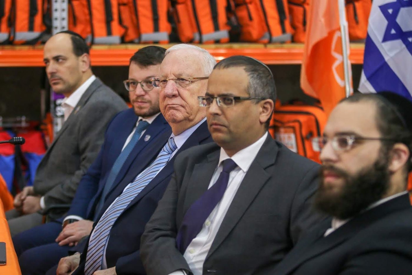 נשיא המדינה ביקר במרכז של 'איחוד הצלה' • צפו בגלריה