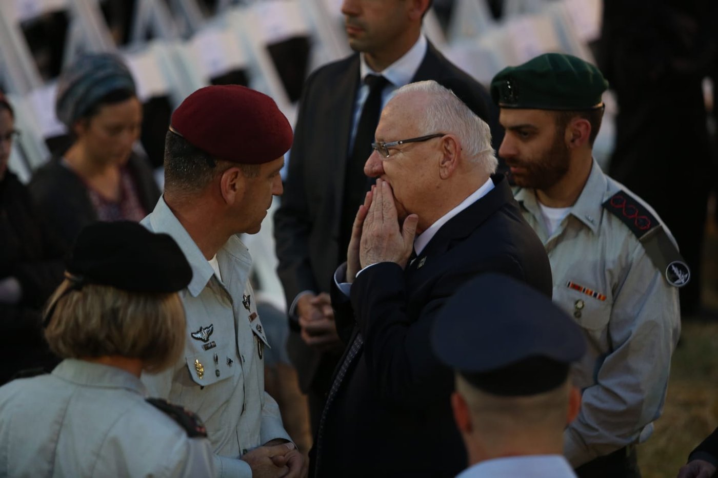 הלווייתו של זכריה באומל הי"ד בהר הרצל