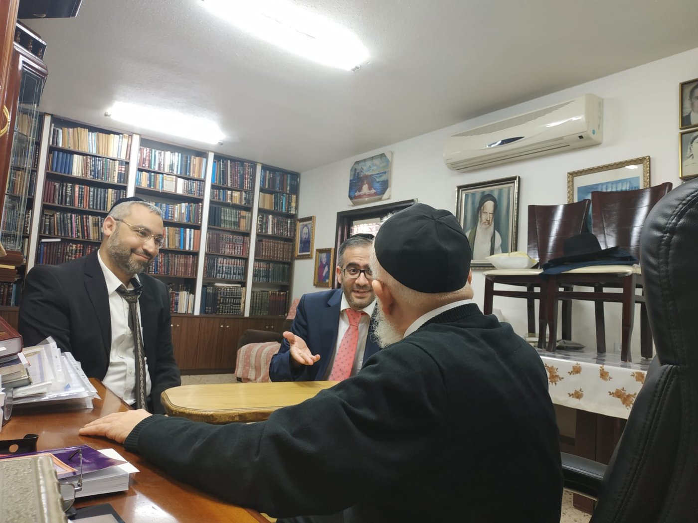 נציגי יחד וש"ס ביקרו במעונו של הרב מאזוז: תעבדו בשלום