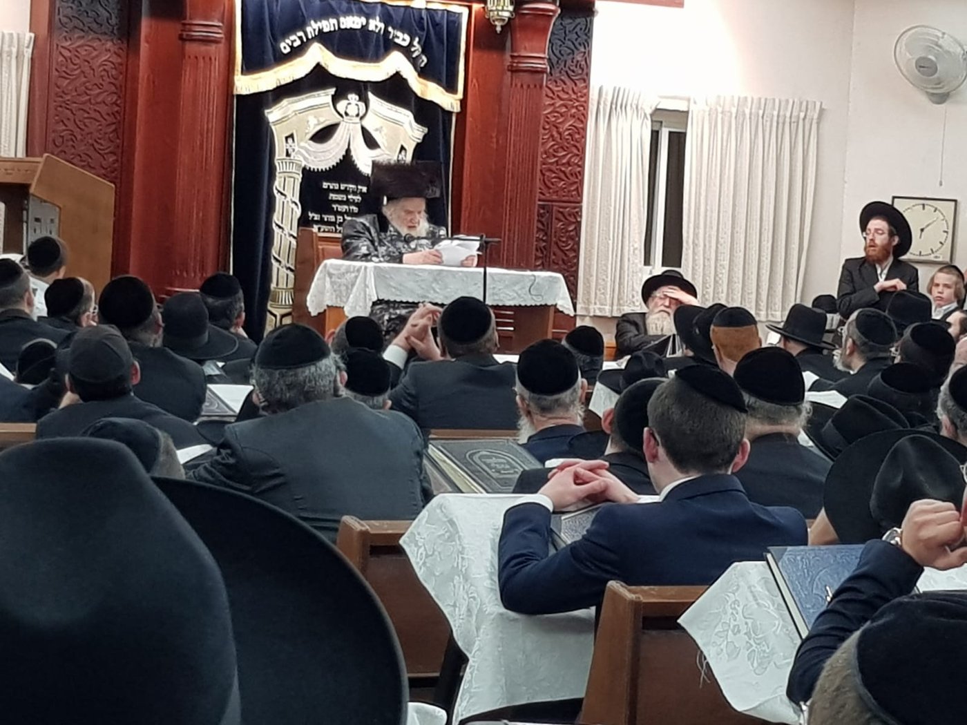 דרשת החג המרכזית של הראב"ד בטלז סטון