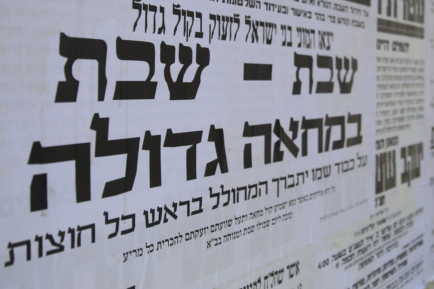 בהשתתפות האדמו"ר: ה'עדה' בהפגנת ענק נגד האירוויזיון