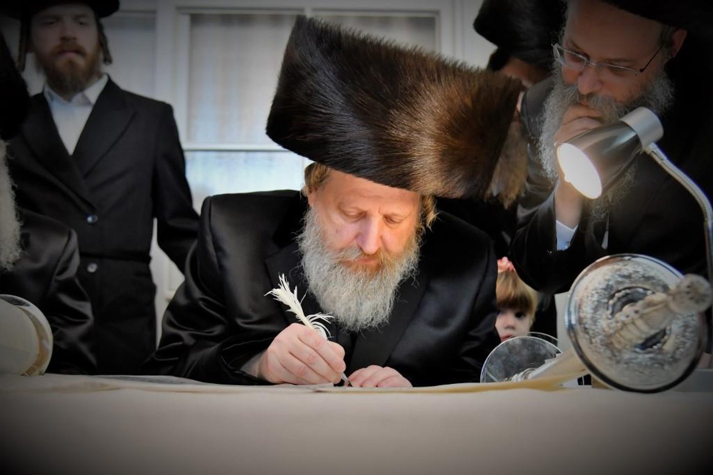הכנסת ספר תורה לביהמ"ד סערט ויז'ניץ בחיפה