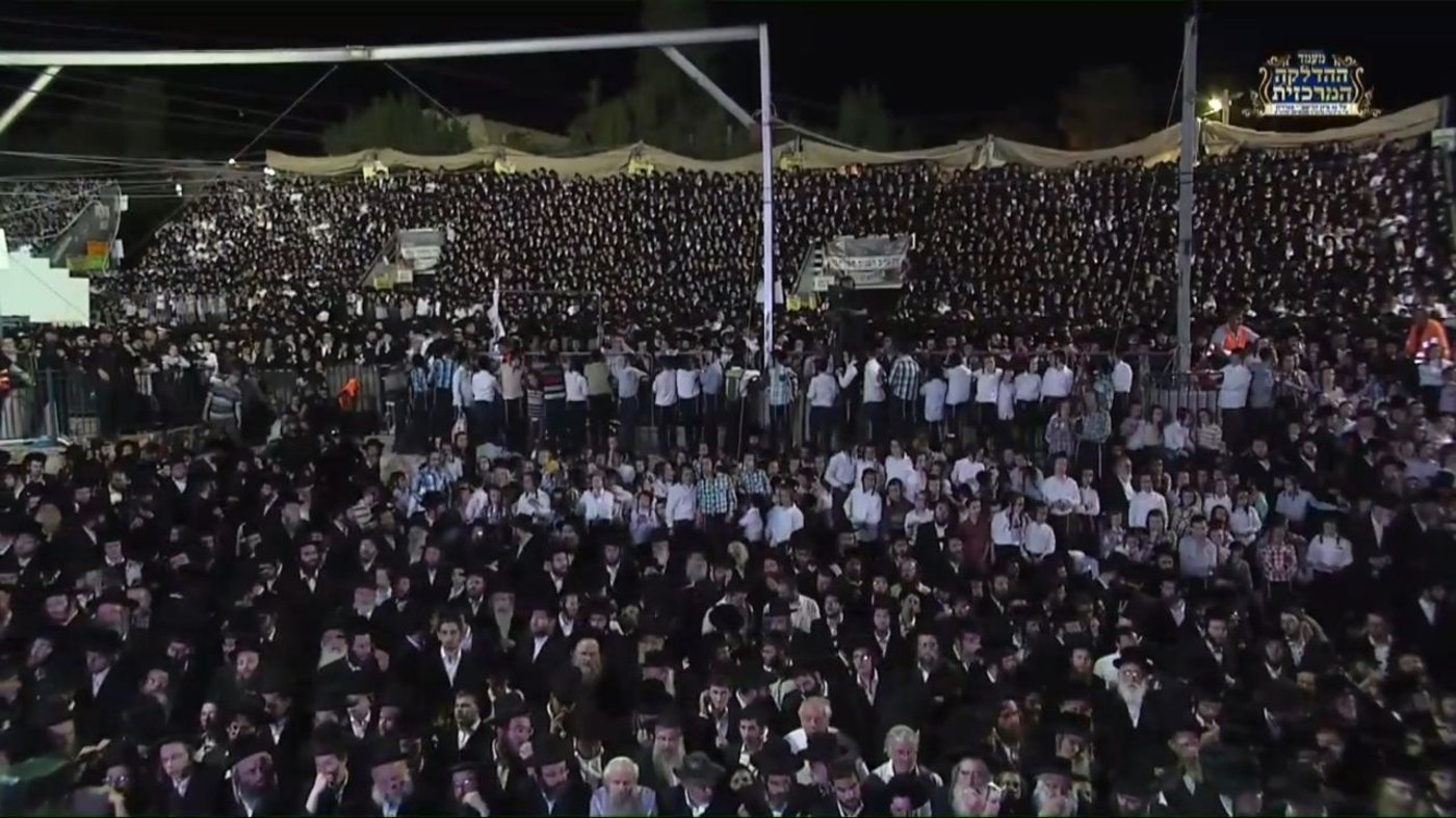 שידור חי: מעמד ההדלקה המרכזי על ציון הרשב"י במירון