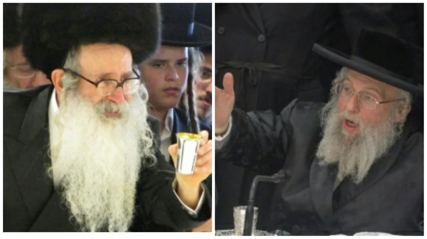 ההילולא באמשינוב: 'טיש' אחד- 2 אדמו"רים