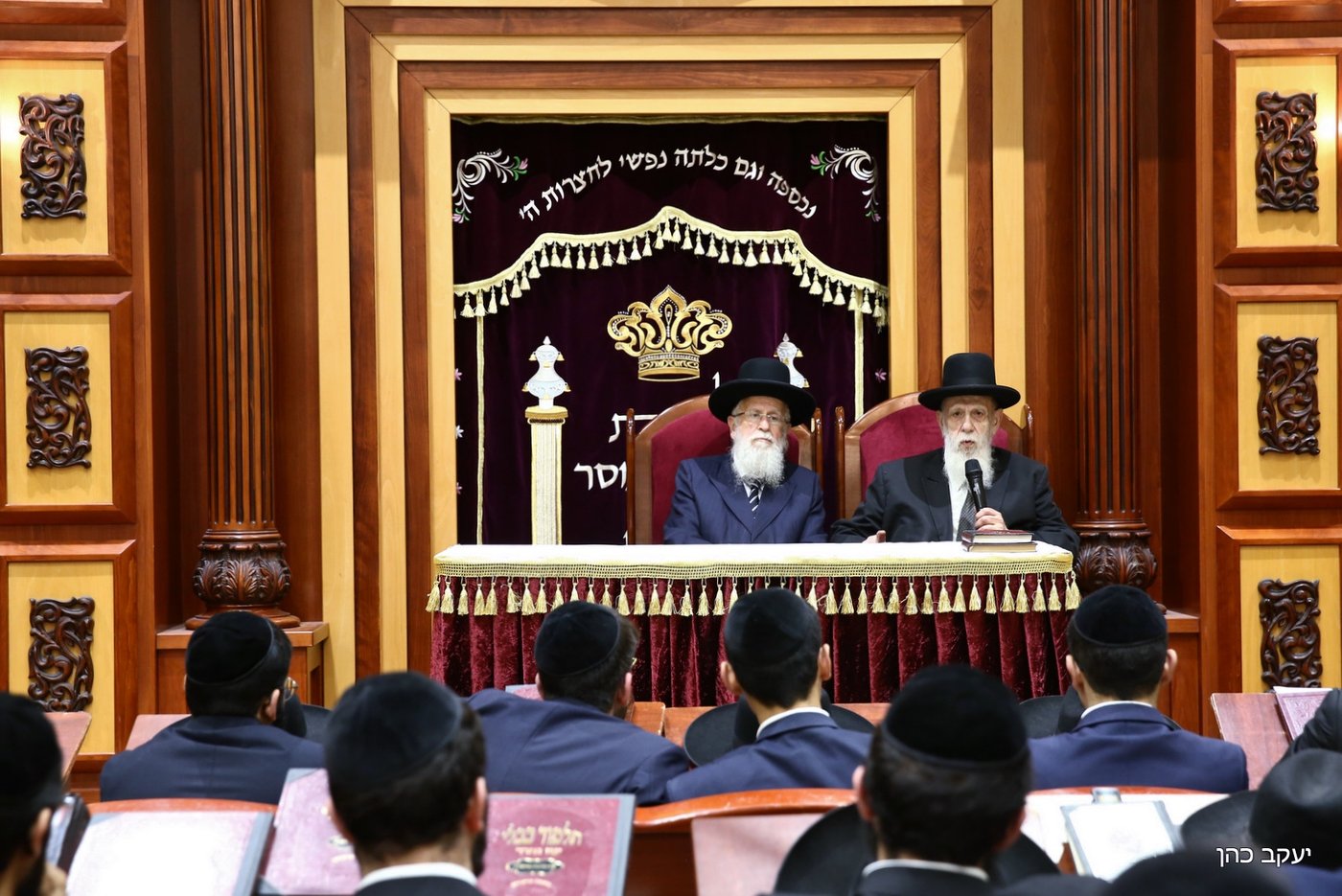 נשיא המועצת חיזק את ישיבת באר יהודה