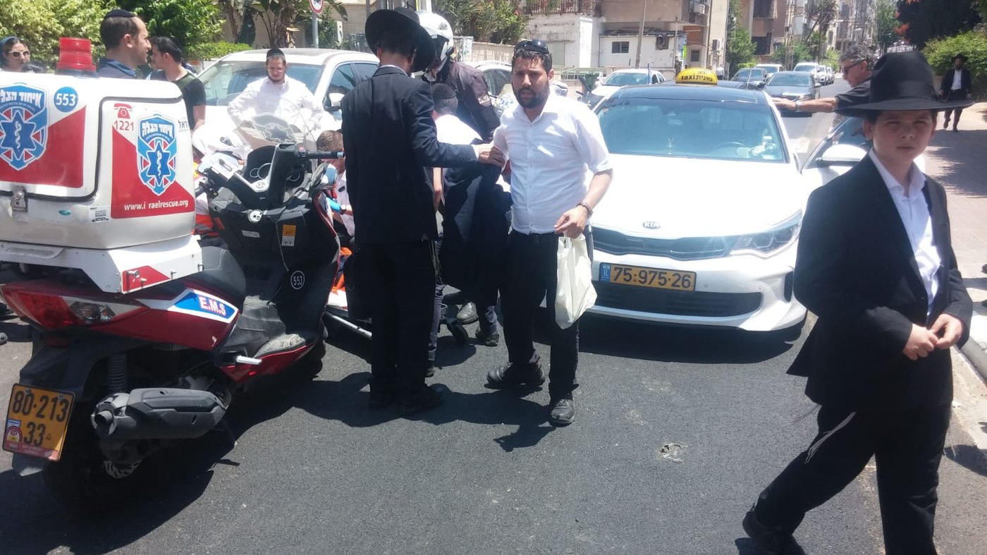 זירת התאונה
