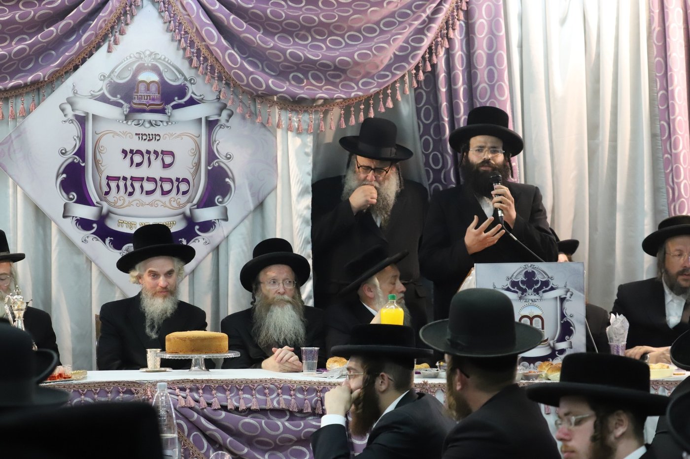 תיעוד מעמד סיום מסכת בישיבת 'חיי תורה'