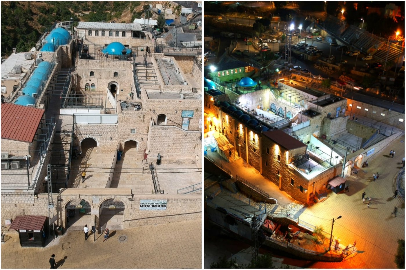 מירון, בלילה וביום
