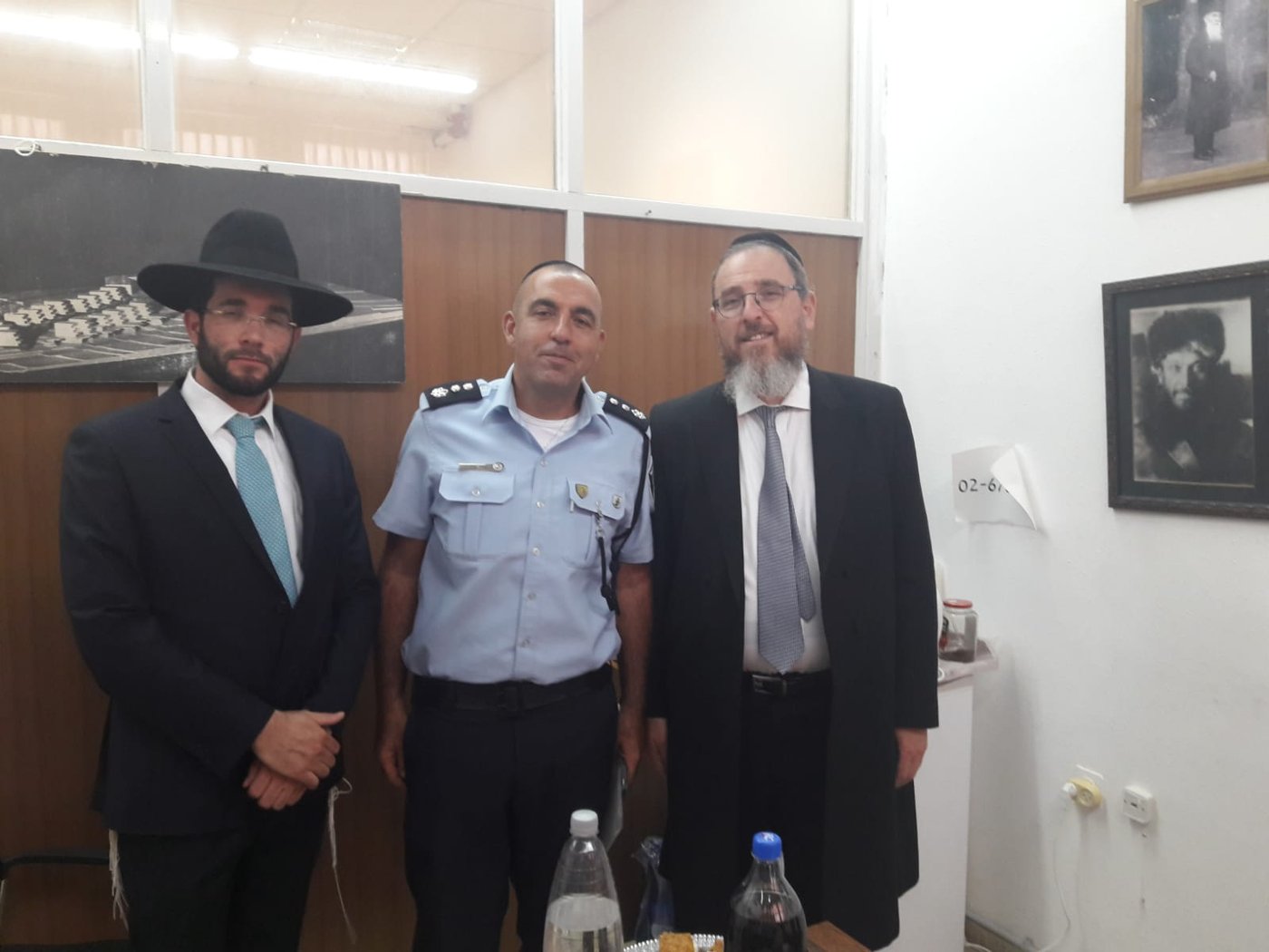בכירי משטרת ירושלים ביקרו בישיבת חברון