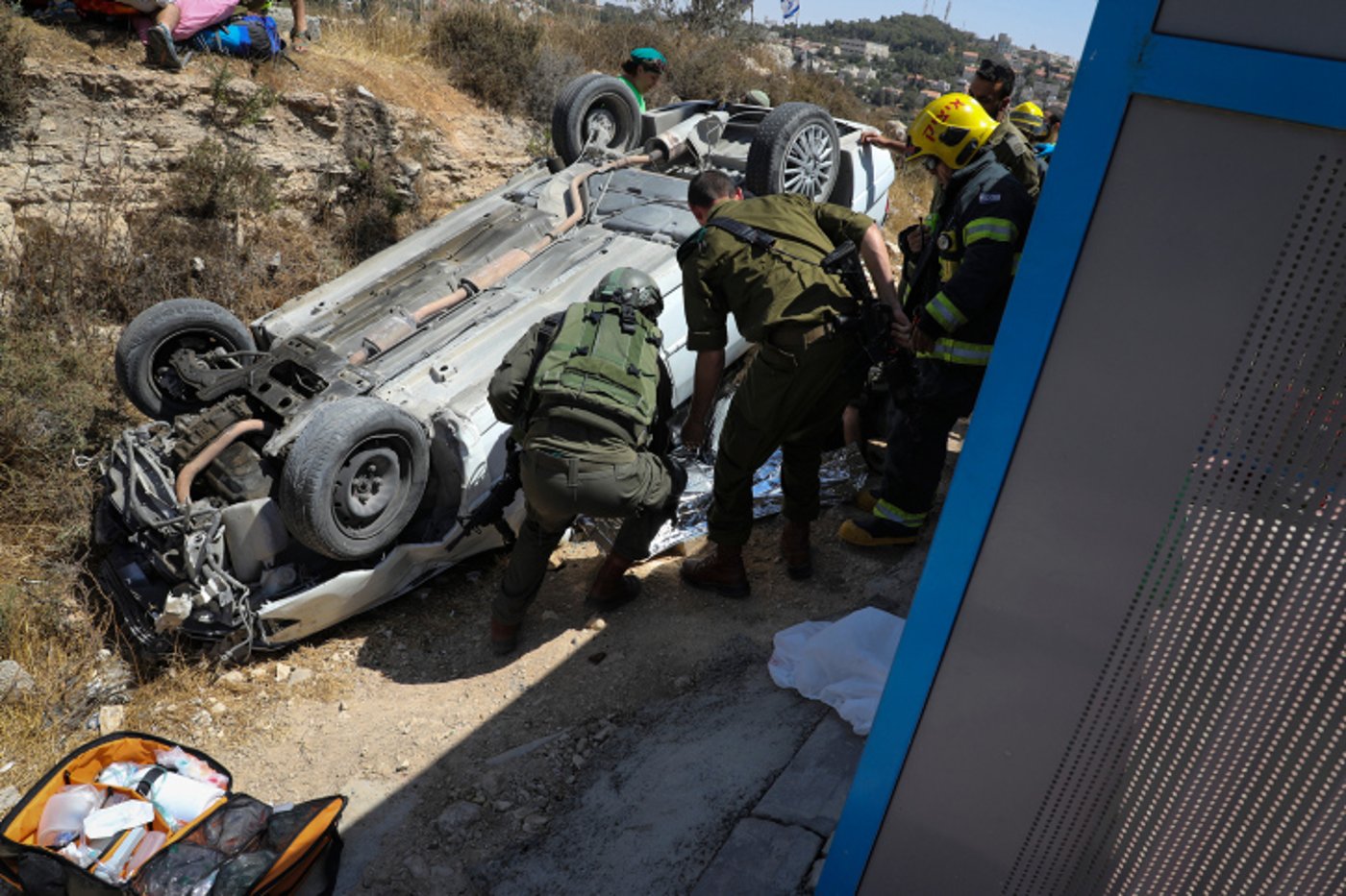 זירת הפיגוע