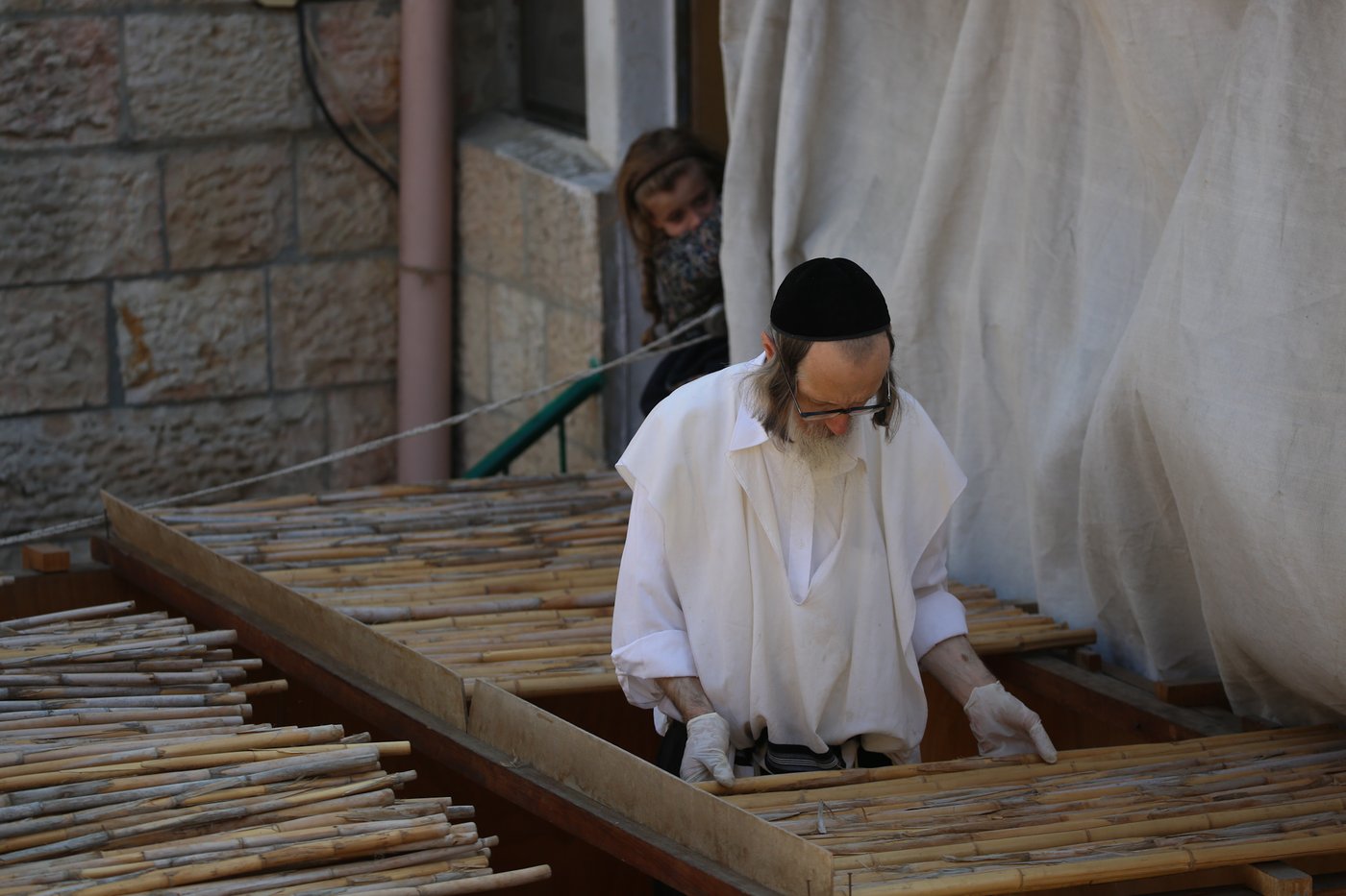 העבודה של המחמירים: סוחבים סכך • תיעוד