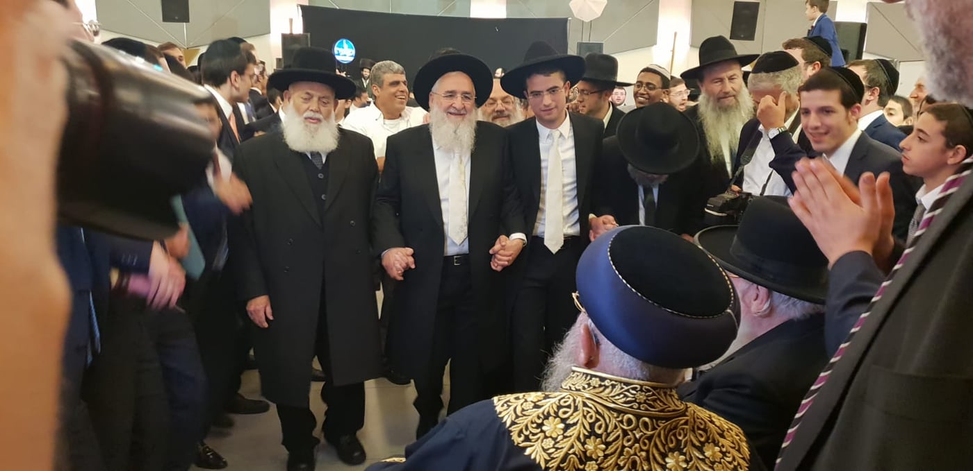 חתונת נכד זקן הראשונים לציון ובת חבר ביה"ד הגדול
