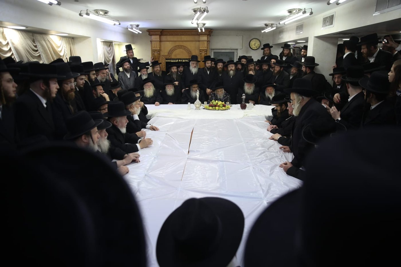 תיעוד: קבלת פנים לאדמו"ר מסאטמר אצל גאב"ד העדה החרדית