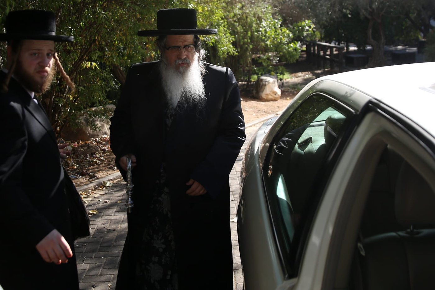 במטוס הנגידים: האדמו"ר מסאטמר נחת בישראל