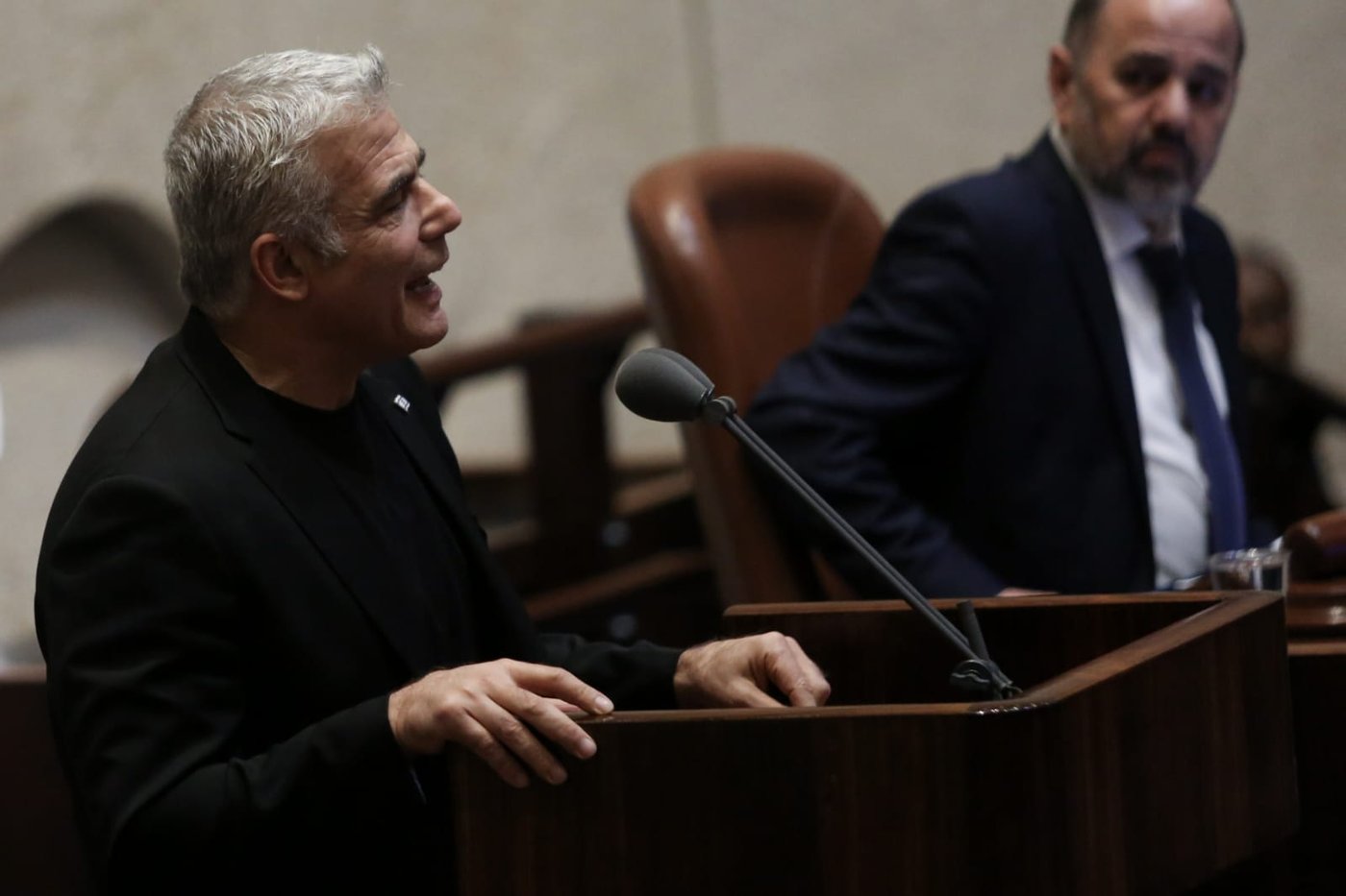 תיעוד: על מה שוחחו אורי מקלב ויאיר לפיד?
