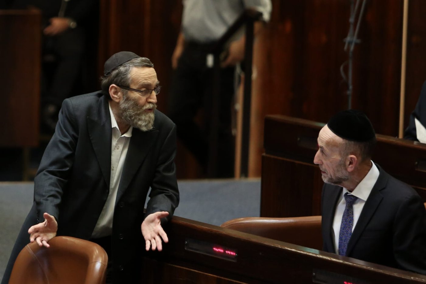 תיעוד: על מה שוחחו אורי מקלב ויאיר לפיד?