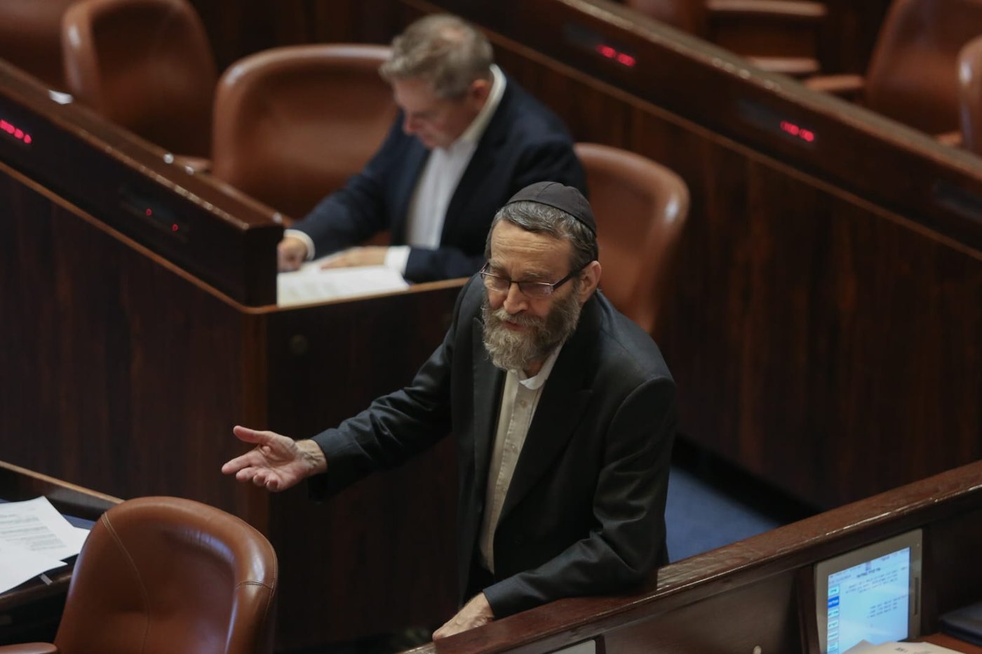 תיעוד: על מה שוחחו אורי מקלב ויאיר לפיד?