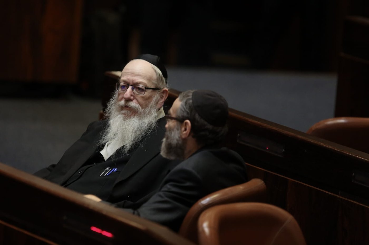 תיעוד: על מה שוחחו אורי מקלב ויאיר לפיד?