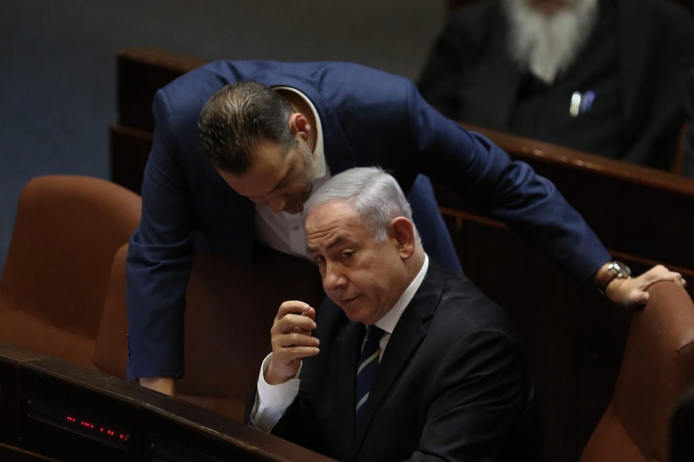 תיעוד: על מה שוחחו אורי מקלב ויאיר לפיד?