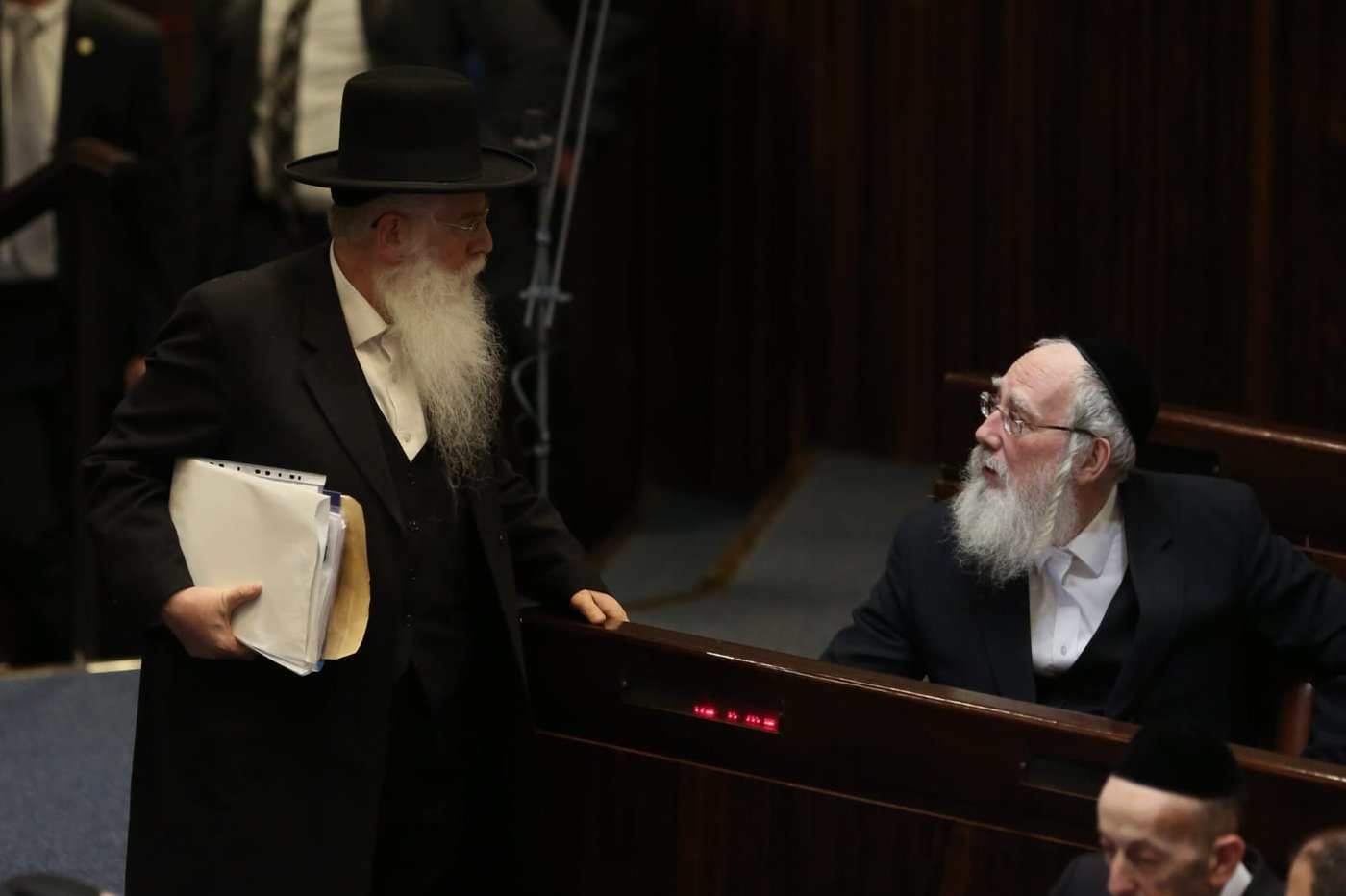 תיעוד: על מה שוחחו אורי מקלב ויאיר לפיד?