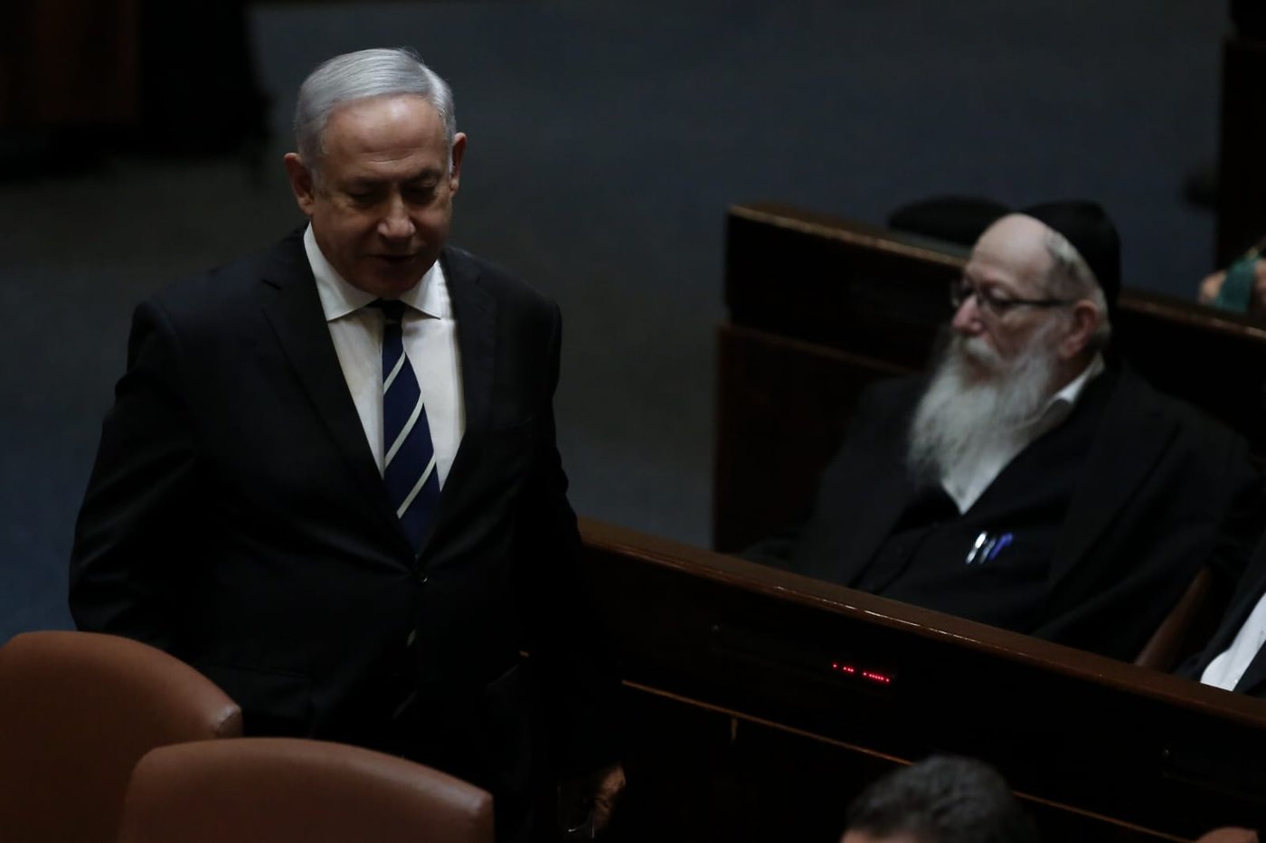 תיעוד: על מה שוחחו אורי מקלב ויאיר לפיד?