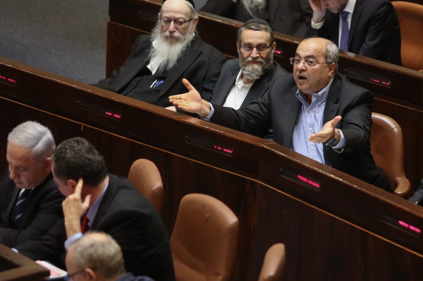 תיעוד: על מה שוחחו אורי מקלב ויאיר לפיד?