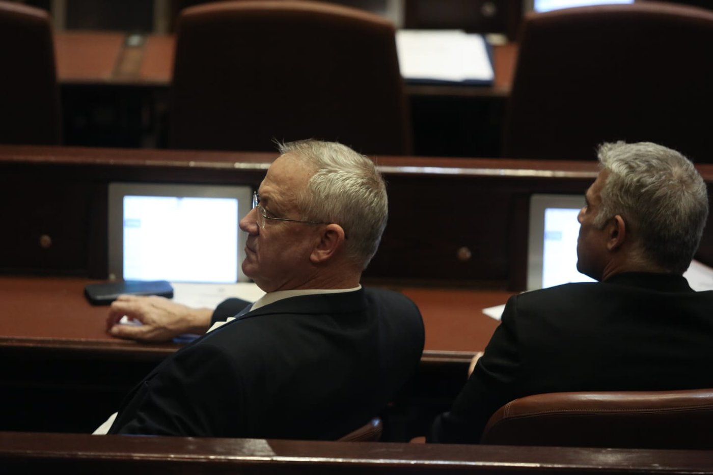תיעוד: על מה שוחחו אורי מקלב ויאיר לפיד?