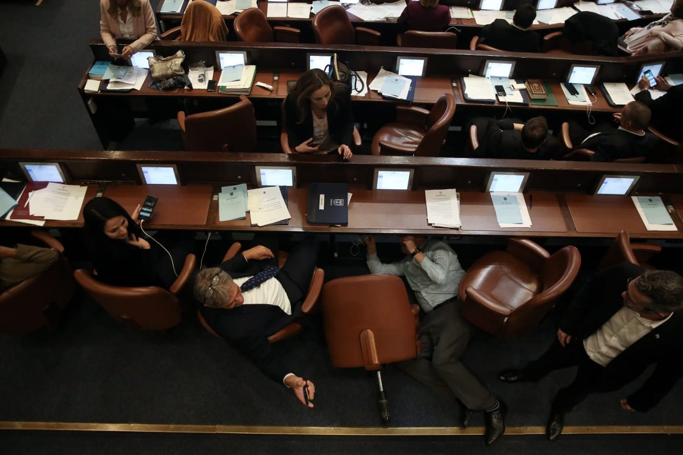 תיעוד: על מה שוחחו אורי מקלב ויאיר לפיד?