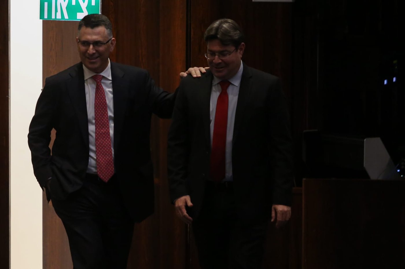 תיעוד: על מה שוחחו אורי מקלב ויאיר לפיד?