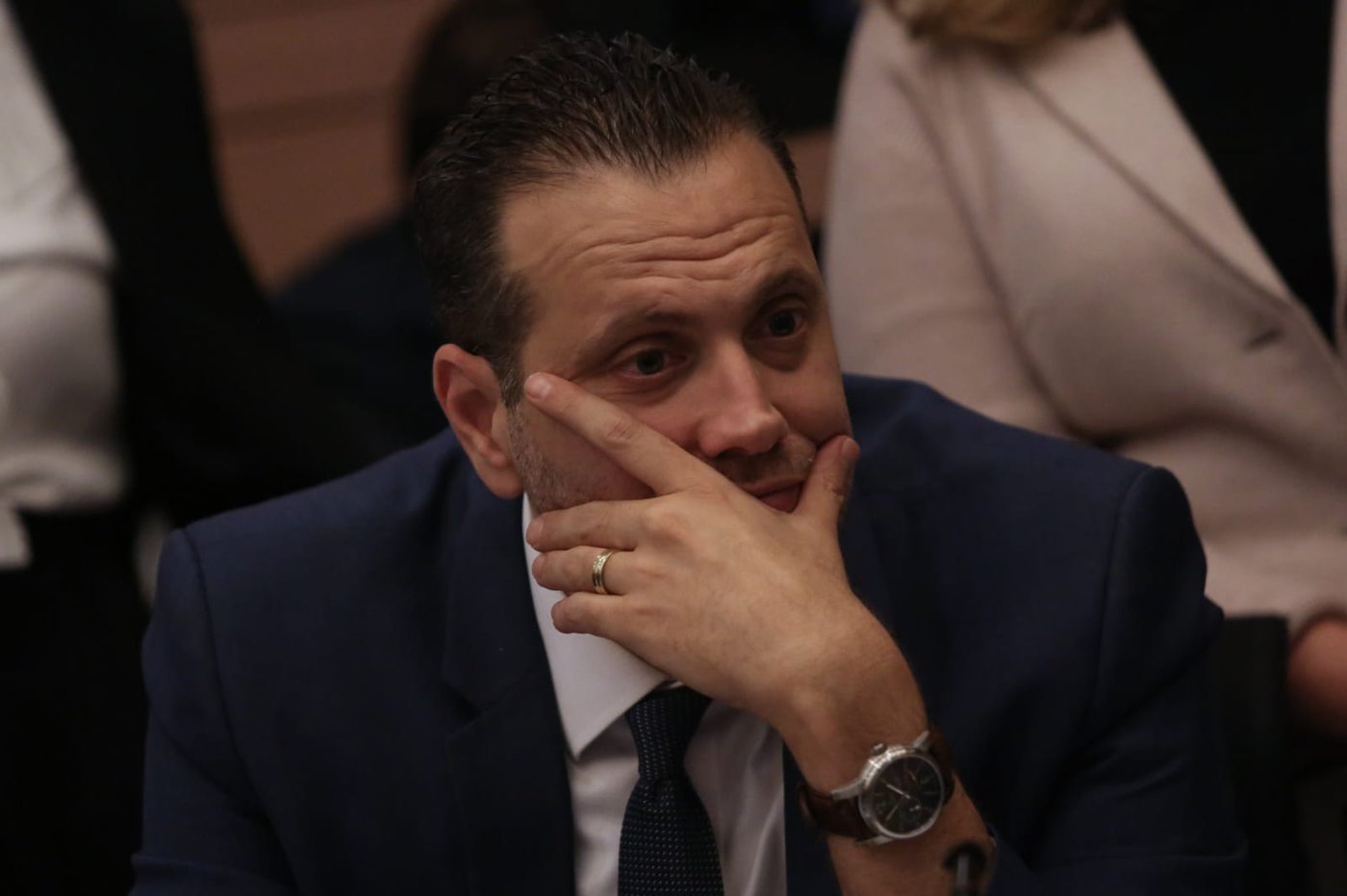 תיעוד: על מה שוחחו אורי מקלב ויאיר לפיד?