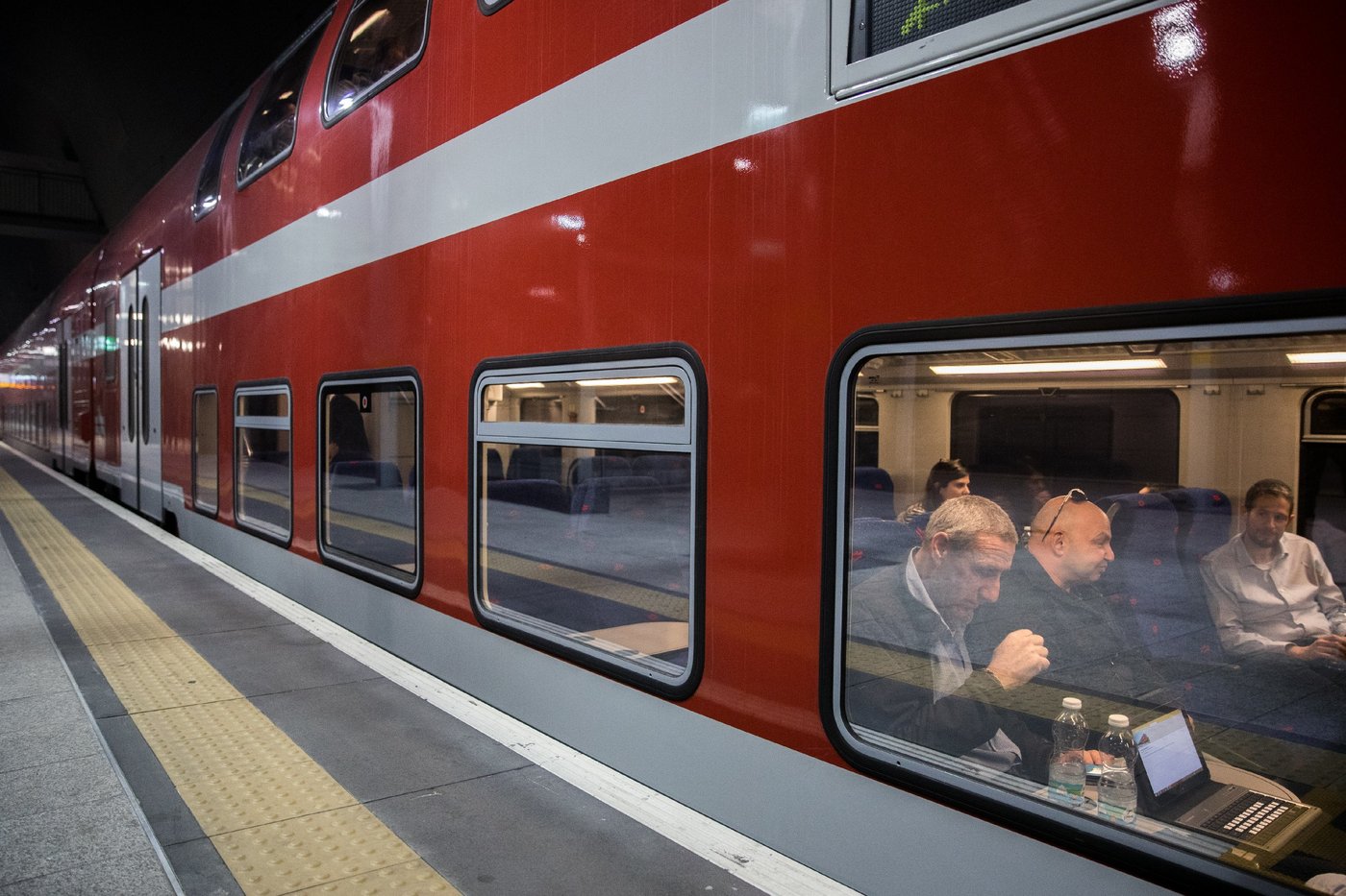 במעמד סמוטריץ' וכץ: נחנך קו הרכבת המהיר מירושלים לתל אביב