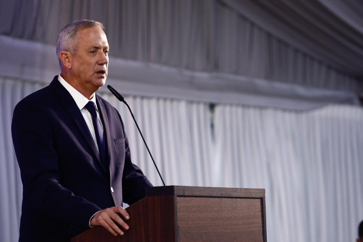 גנץ בנאומו