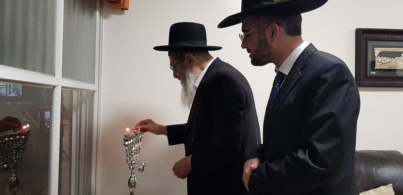 סגר"ע בני ברק ביקר בבית רבני משפחת בן שמעון