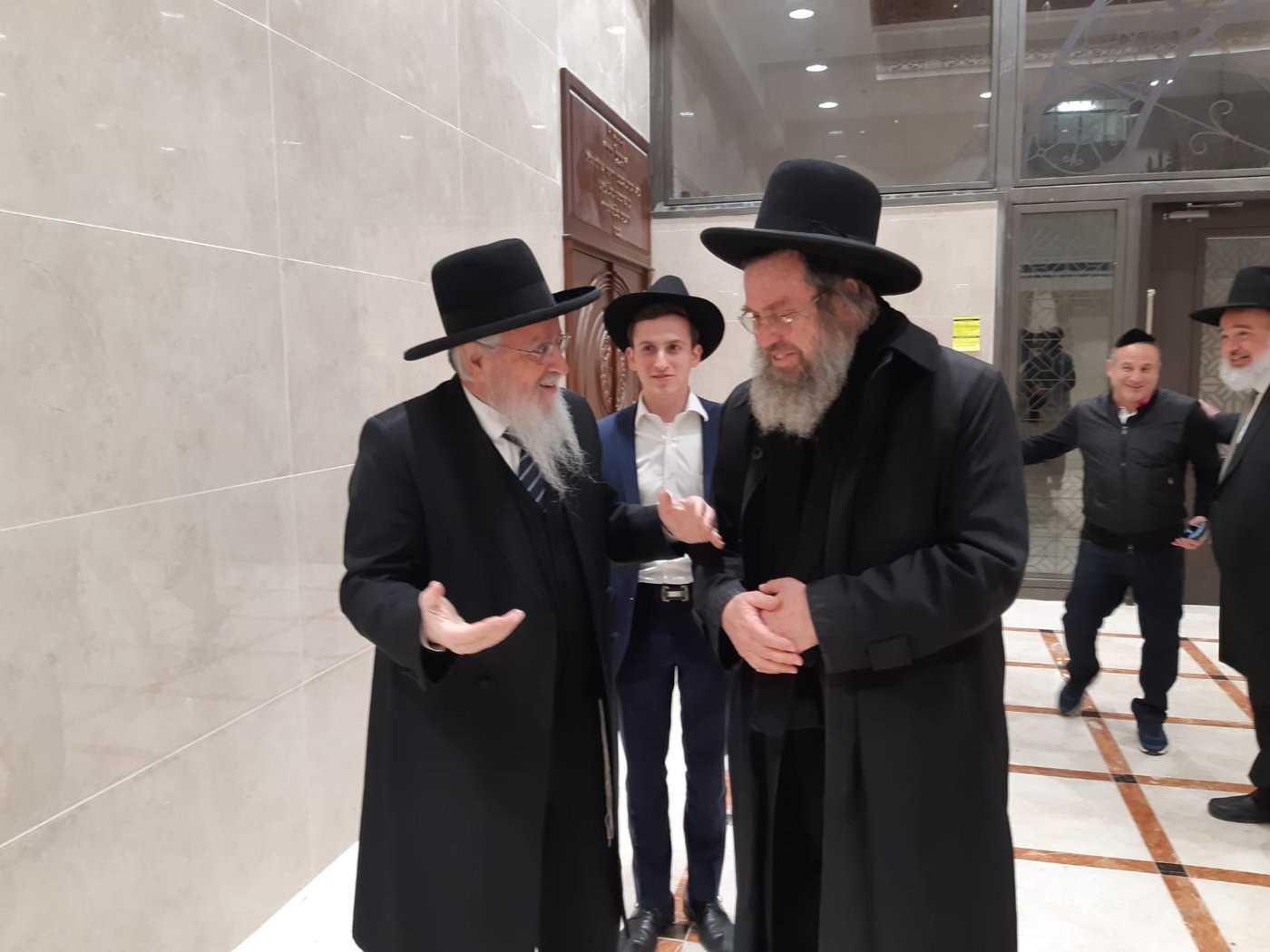 הגאון רבי דוד כהן הגיע לביקור ב'שפתי חיים'